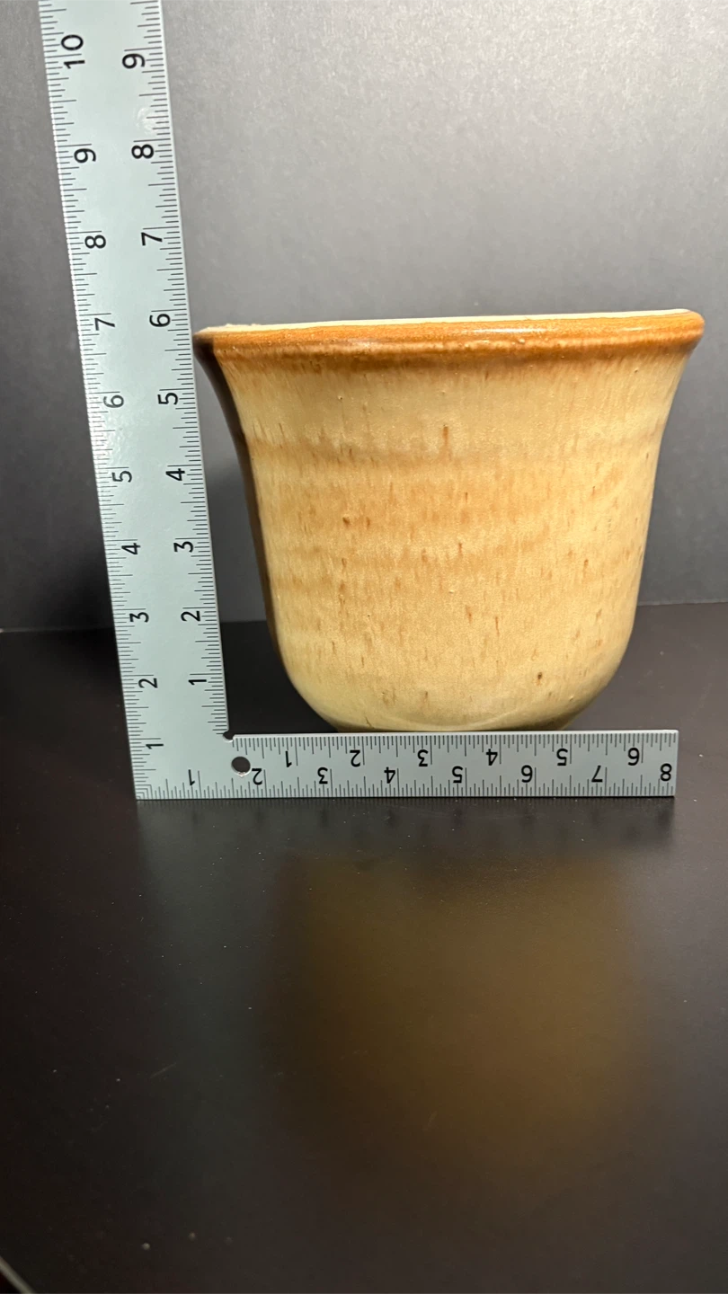 Glazed Terracotta Plant Pot 6” - photo 4