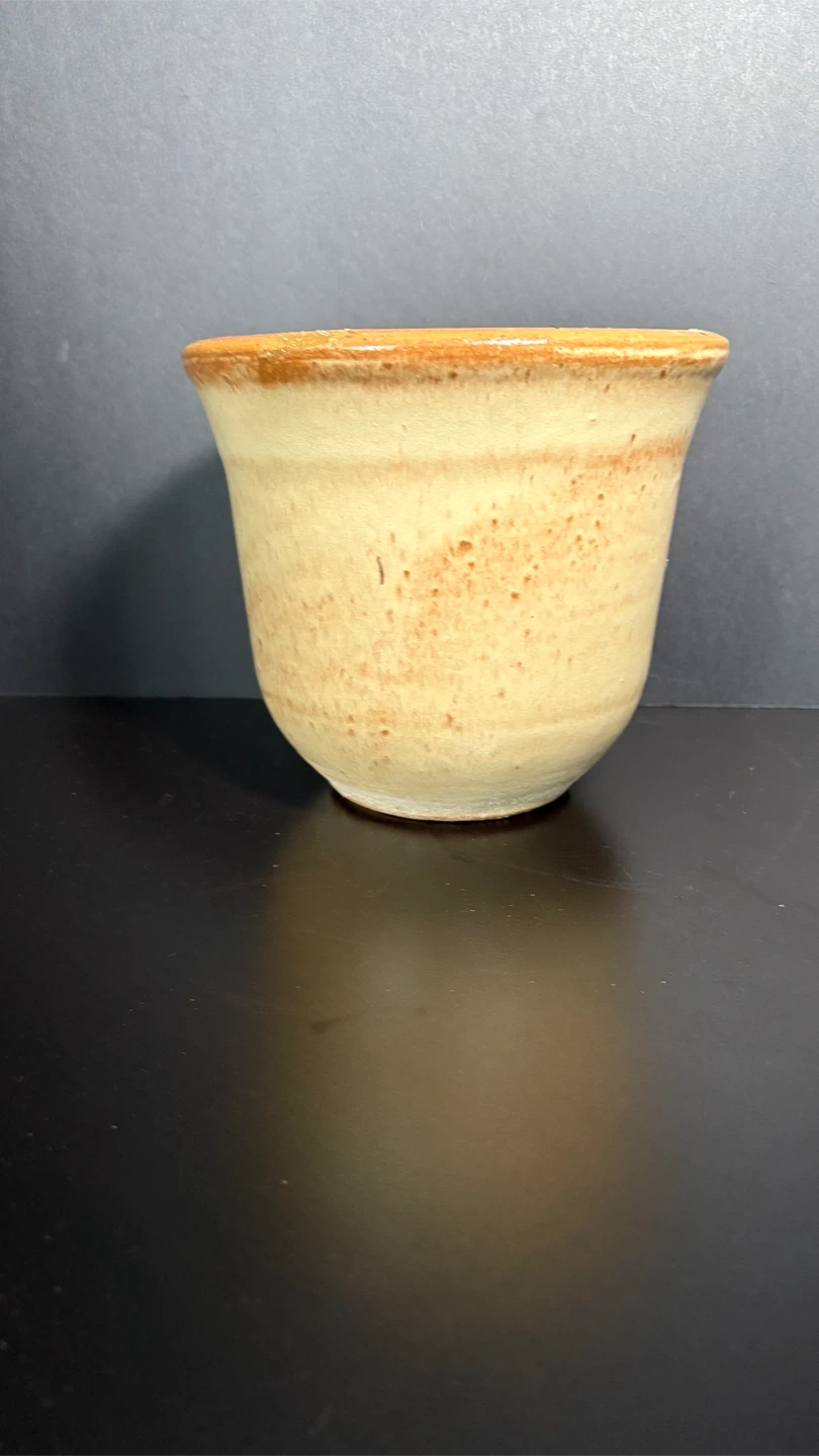 Glazed Terracotta Plant Pot 6”