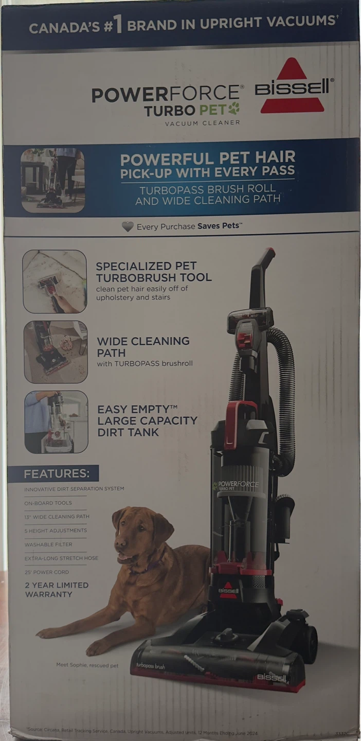 Bissell PowerForce Turbo Pet Vacuum Cleaner