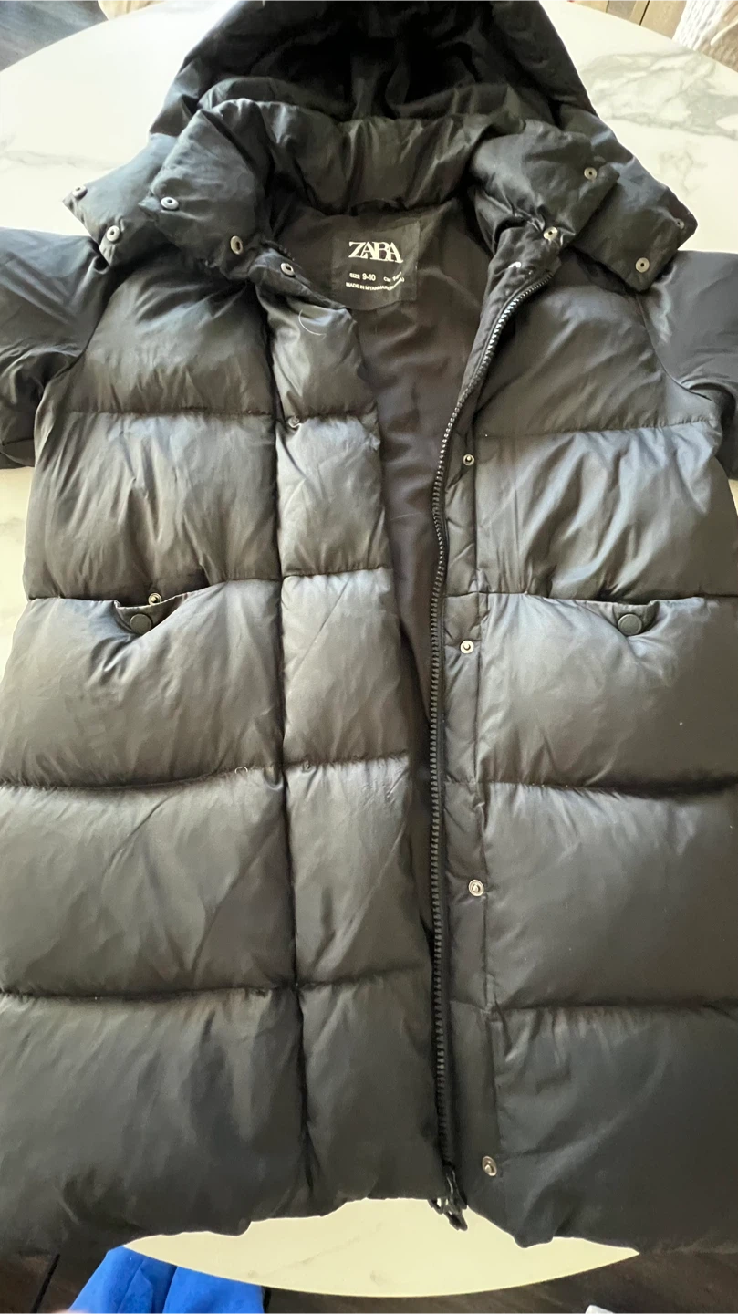 Down Stuffing Zara Jackets White and Black - photo 2