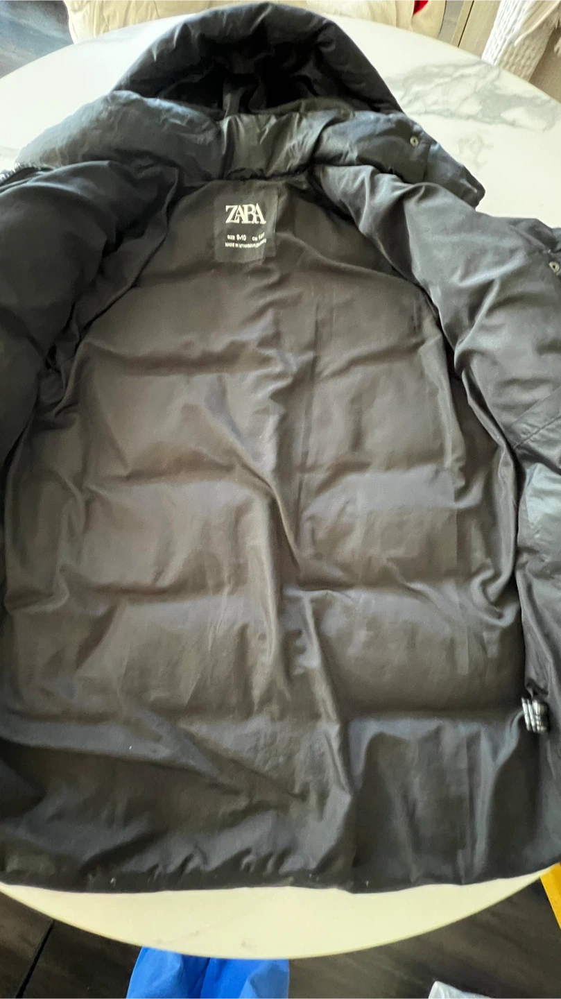 Down Stuffing Zara Jackets White and Black - photo 3