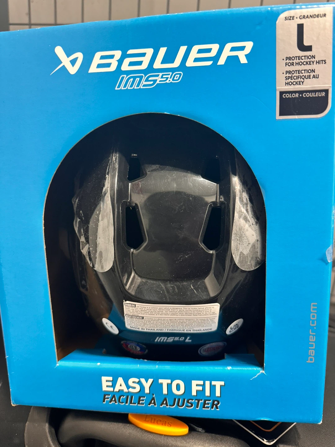 Bauer IMS 5.0 Hockey Helmet with Cage - Size L