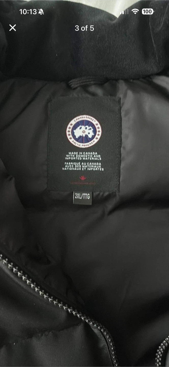 Canada Goose Puffer Vest - Black, Size 2XL fits like a large. - photo 3
