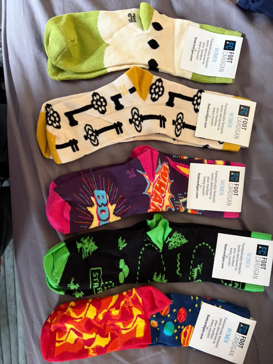 Assorted Women's Novelty Socks Bundle - photo 2