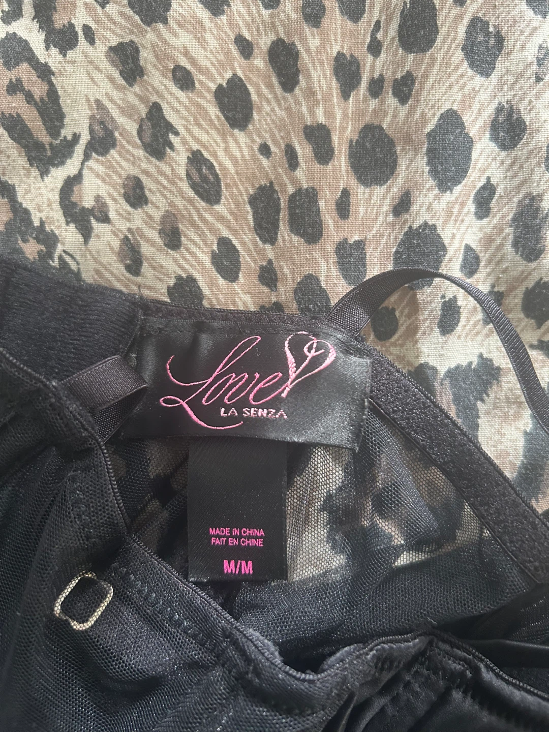 La Senza Black Corset Top M/M - photo 3