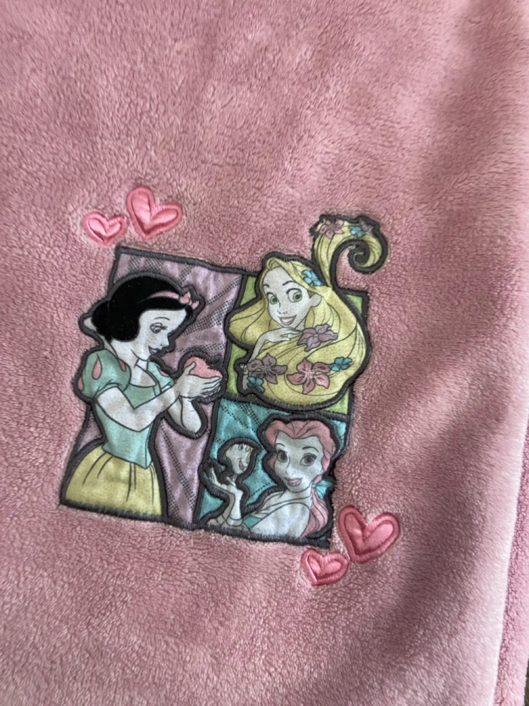Disney Princess Fleece Throw Blanket Pink 48 x 60” - photo 2