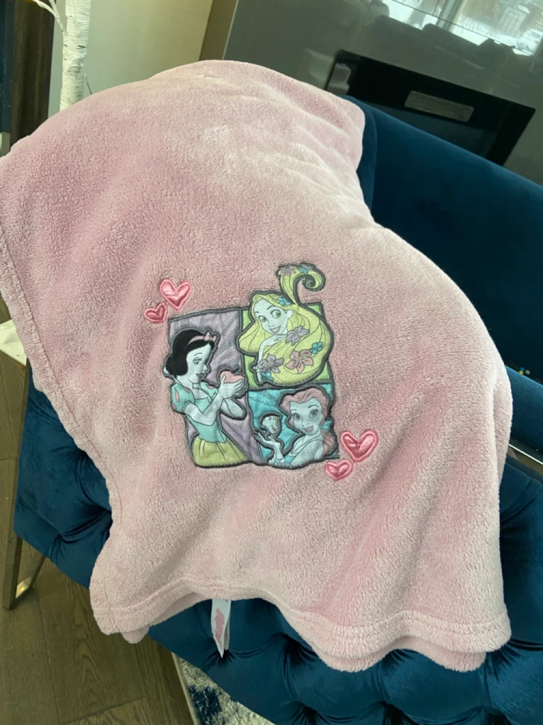 Disney Princess Fleece Throw Blanket Pink 48 x 60” - photo 5