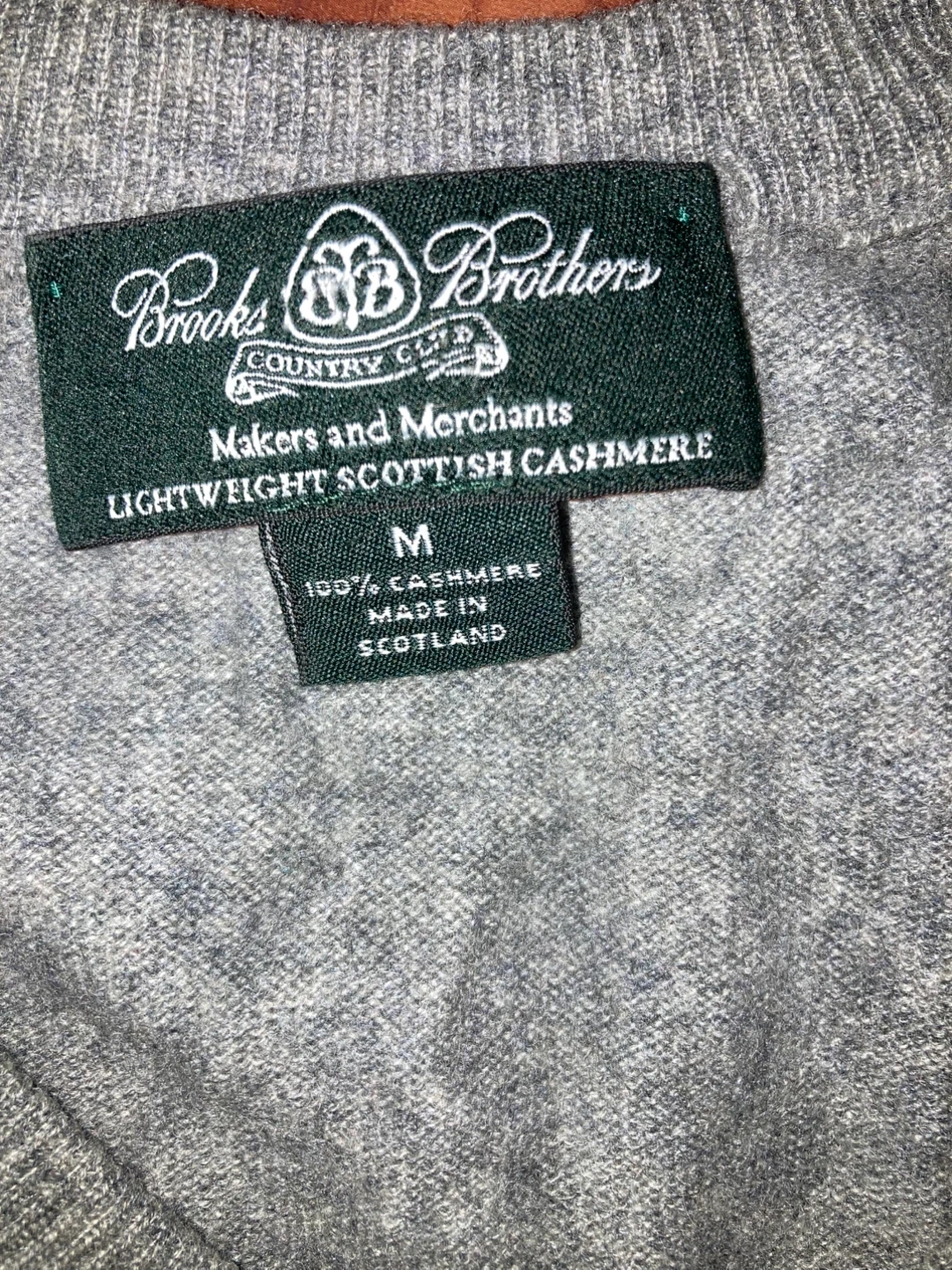 Brooks Brothers Scottish Cashmere Sweater - Medium - photo 2