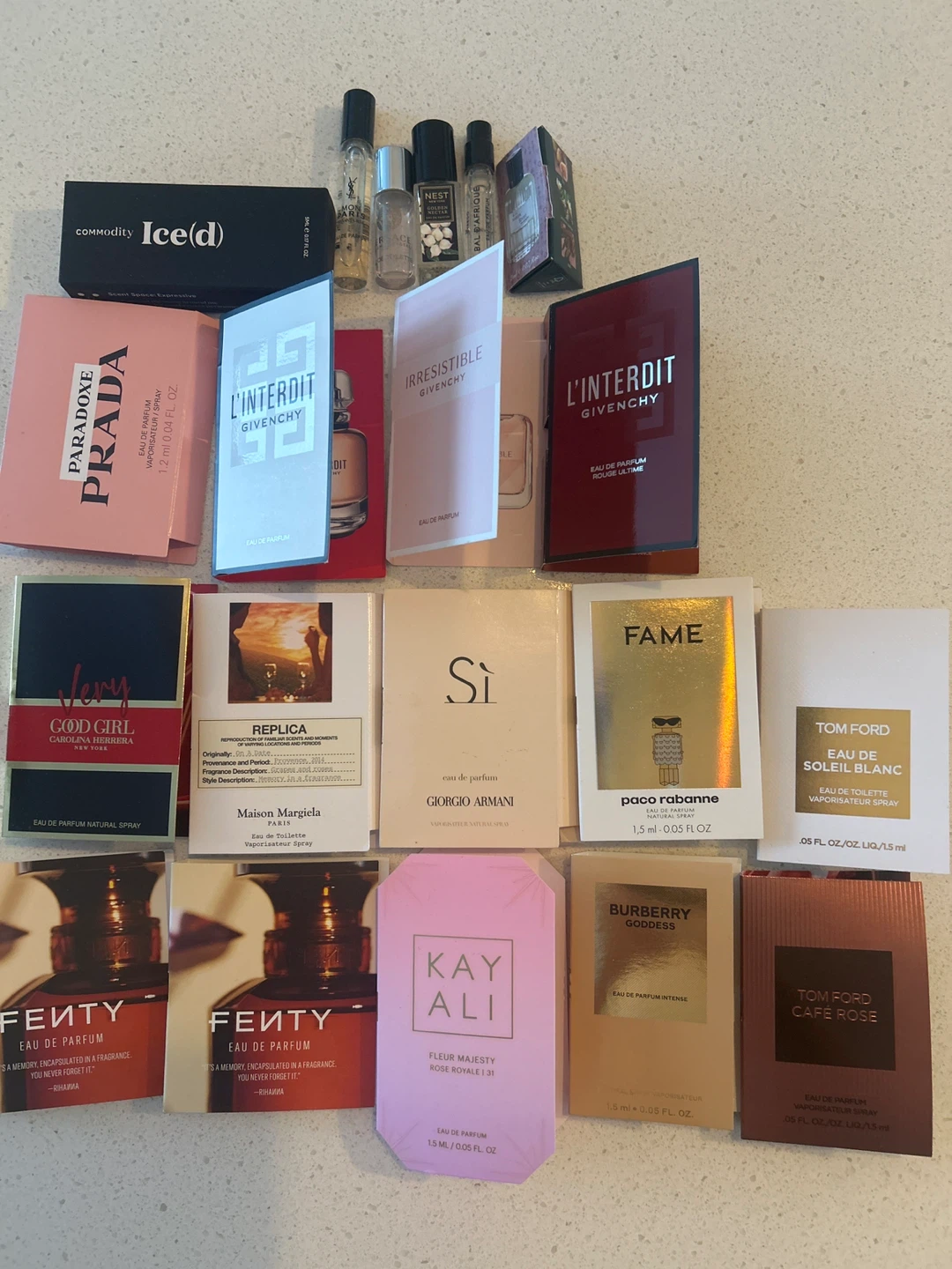 Assorted Perfume Samples & Miniatures
