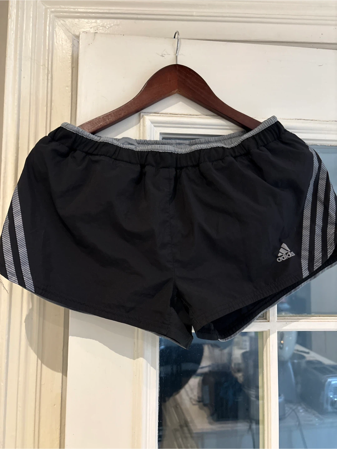 Adidas Running Shorts Black 3-Stripes