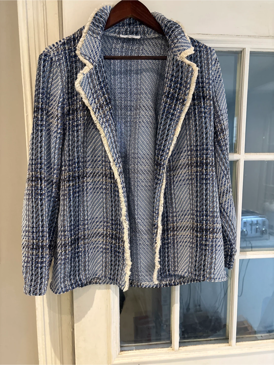 Giorgia Giannini Women's Blue Tweed Blazer - photo 2