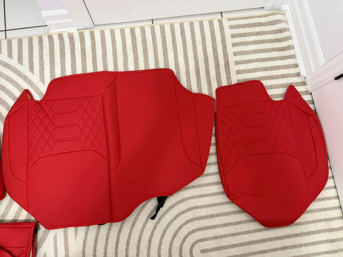 Jeep Wrangler JK 4-Door Seat Covers 2013–2017 — Red — NEW - photo 4