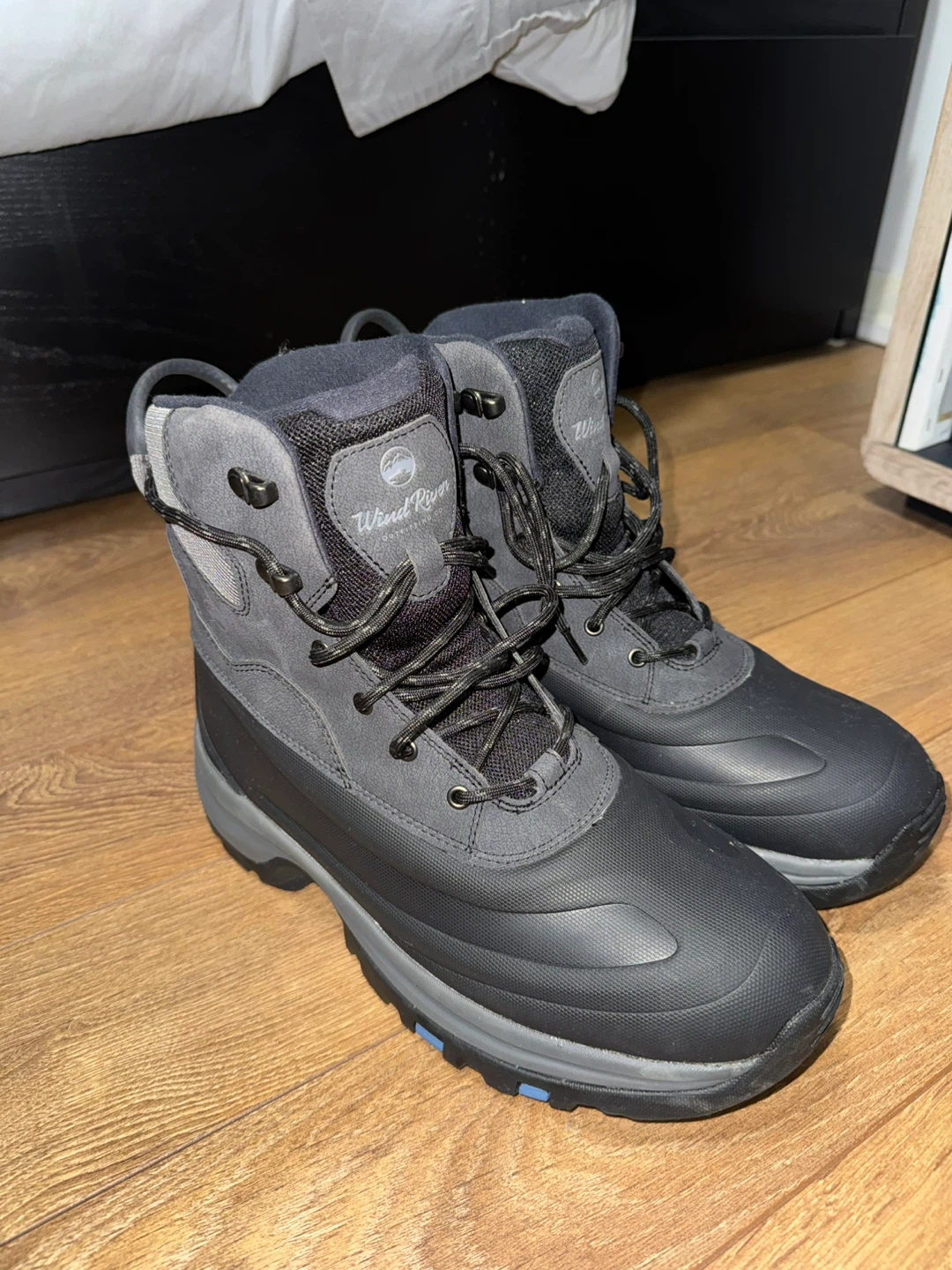 Wind River Winter Boots - Grey/Black (size 10)