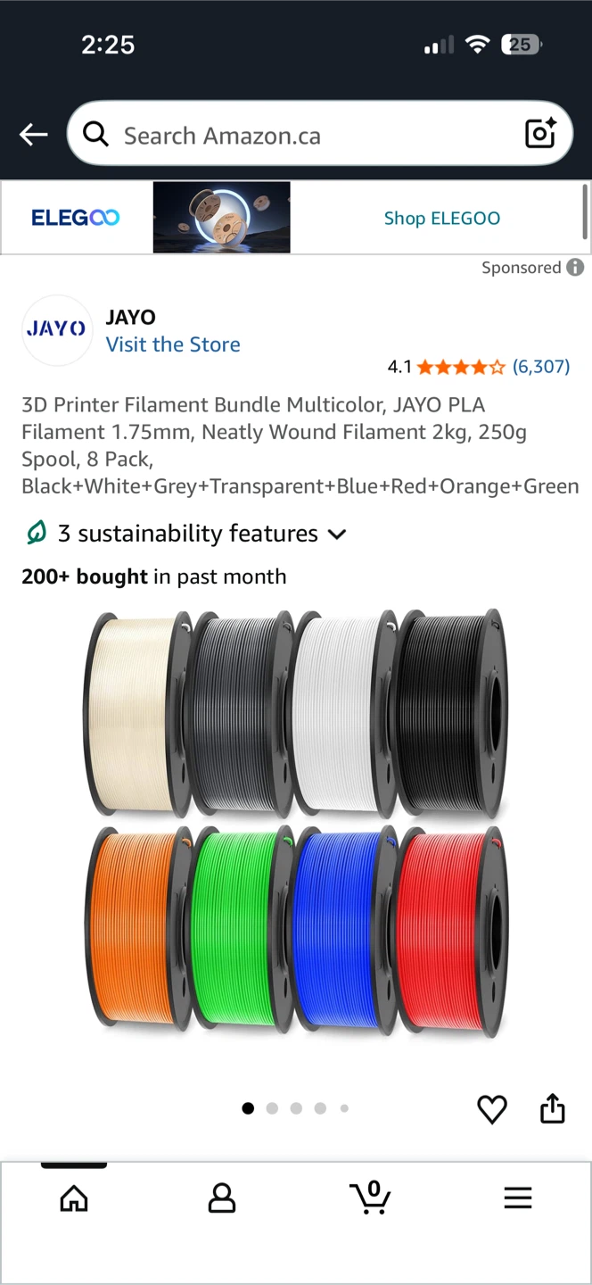 JAYO 3D Printing Filament Spool Set - photo 4