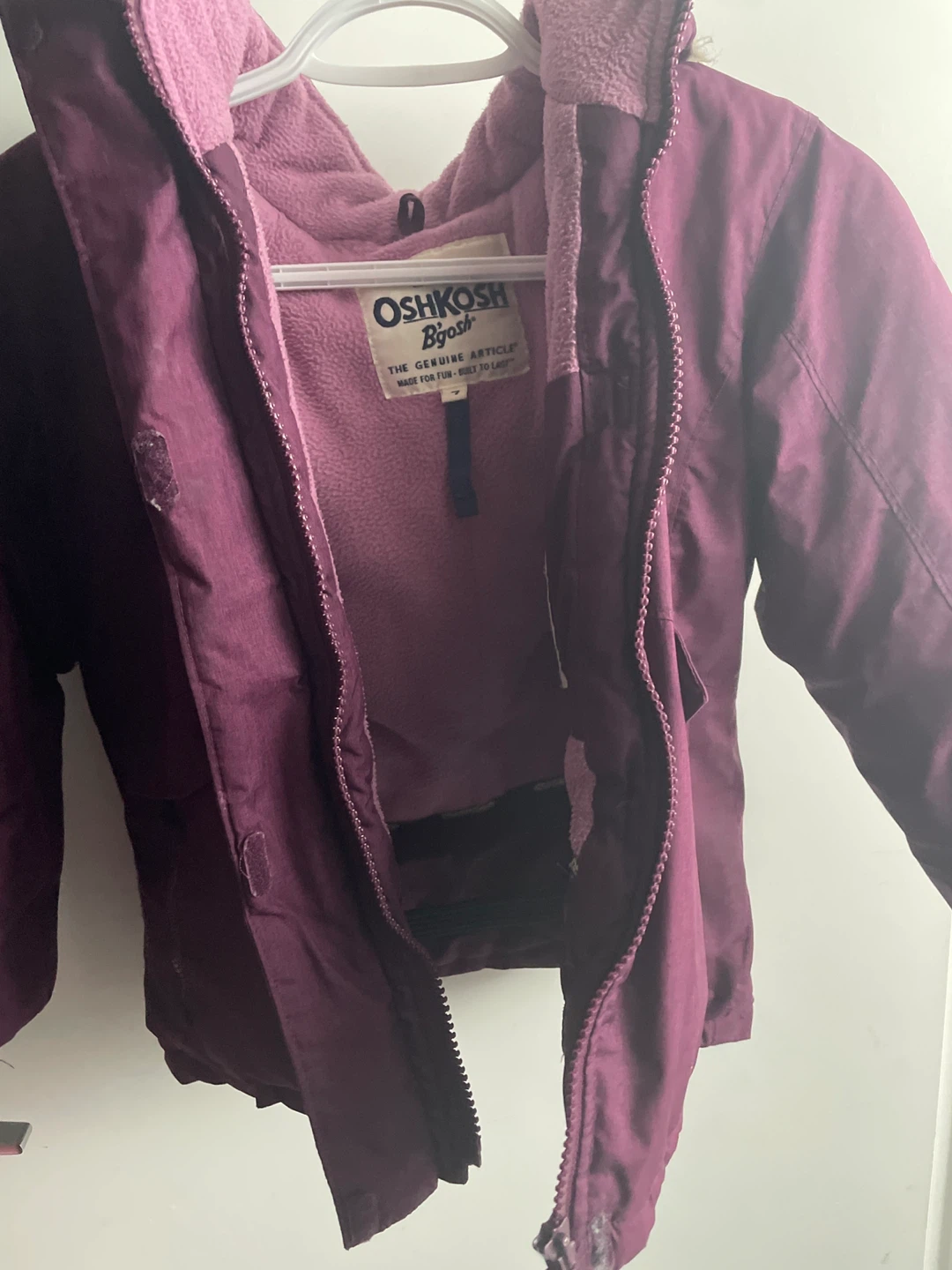 7T OshKosh B'gosh Girls Winter Jacket - Purple - photo 2