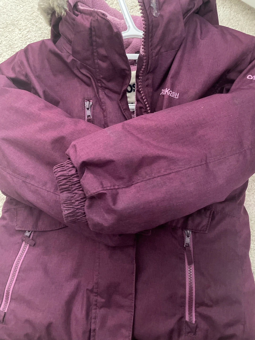 7T OshKosh B'gosh Girls Winter Jacket - Purple