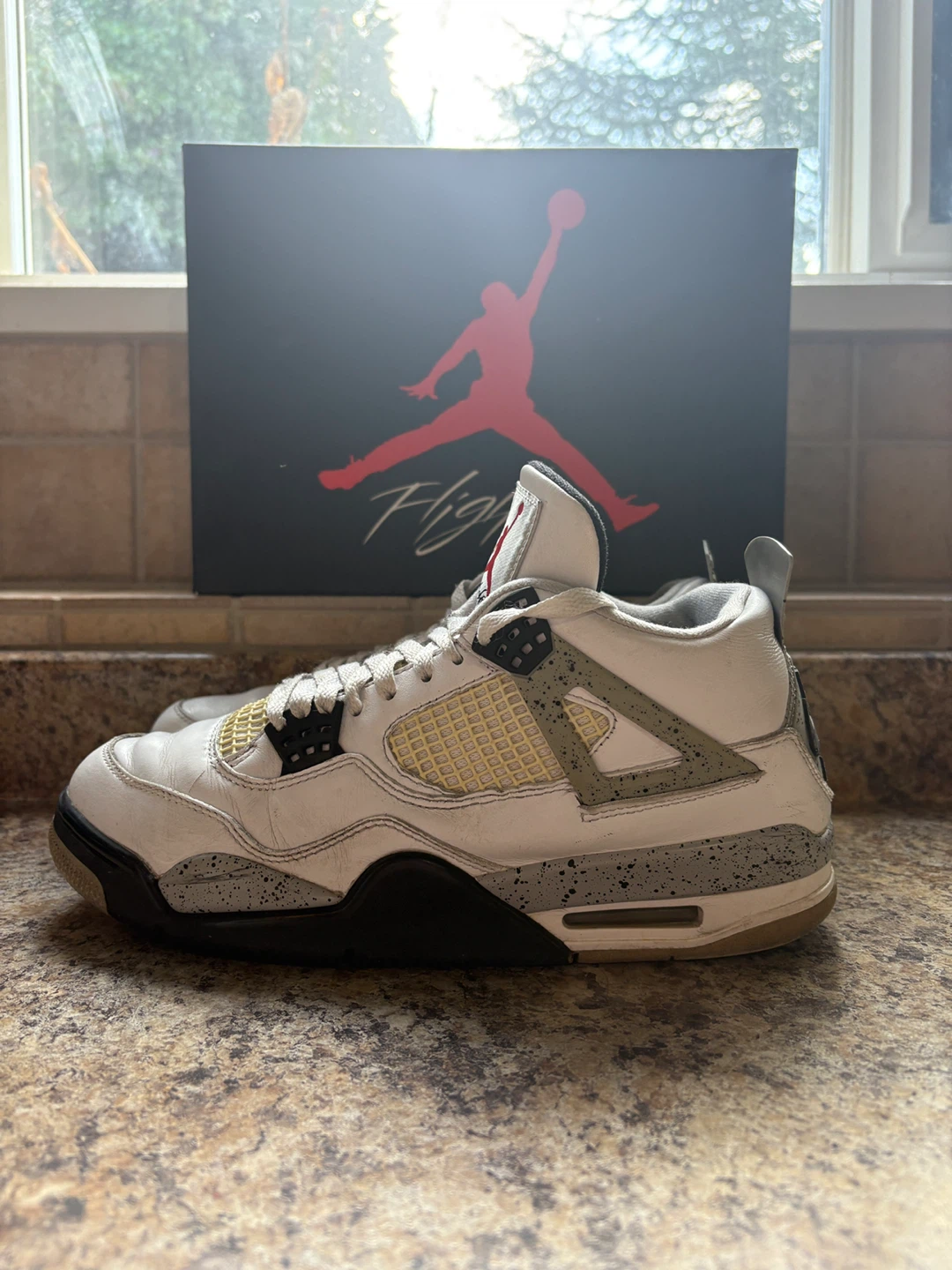 Nike Air Jordan 4 Retro White Cement - photo 3