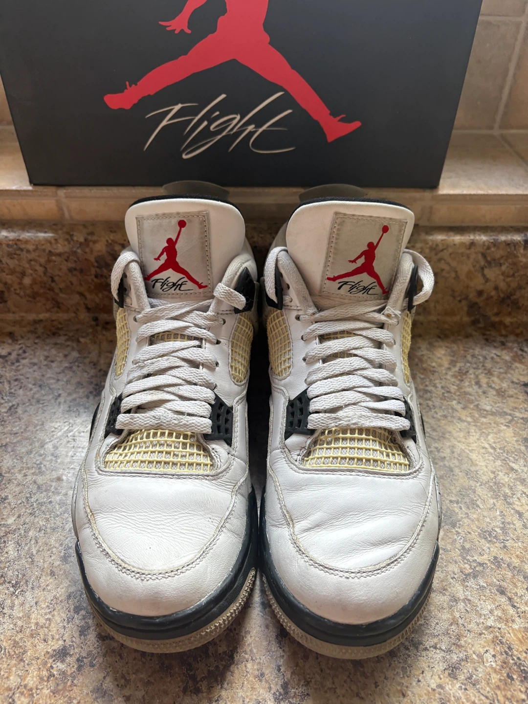 Nike Air Jordan 4 Retro White Cement - photo 4