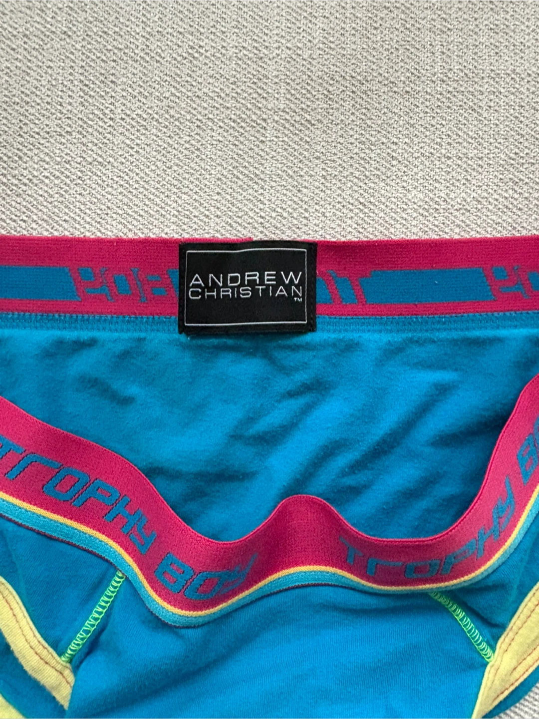 Andrew Christian Trophy Boy Briefs - Blue - photo 3