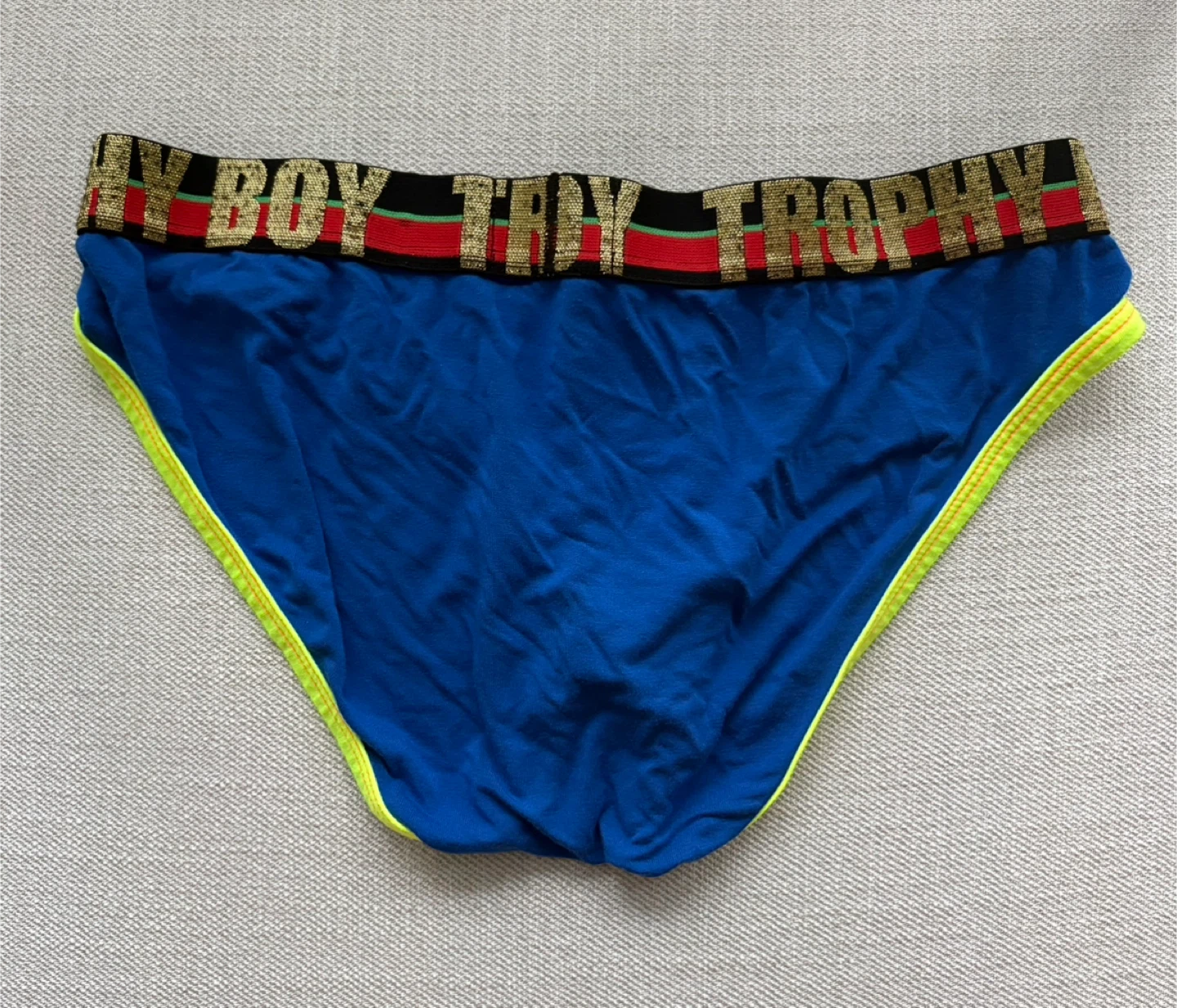 Men’s Underwear - Trophy Boy Blue Briefs - photo 2