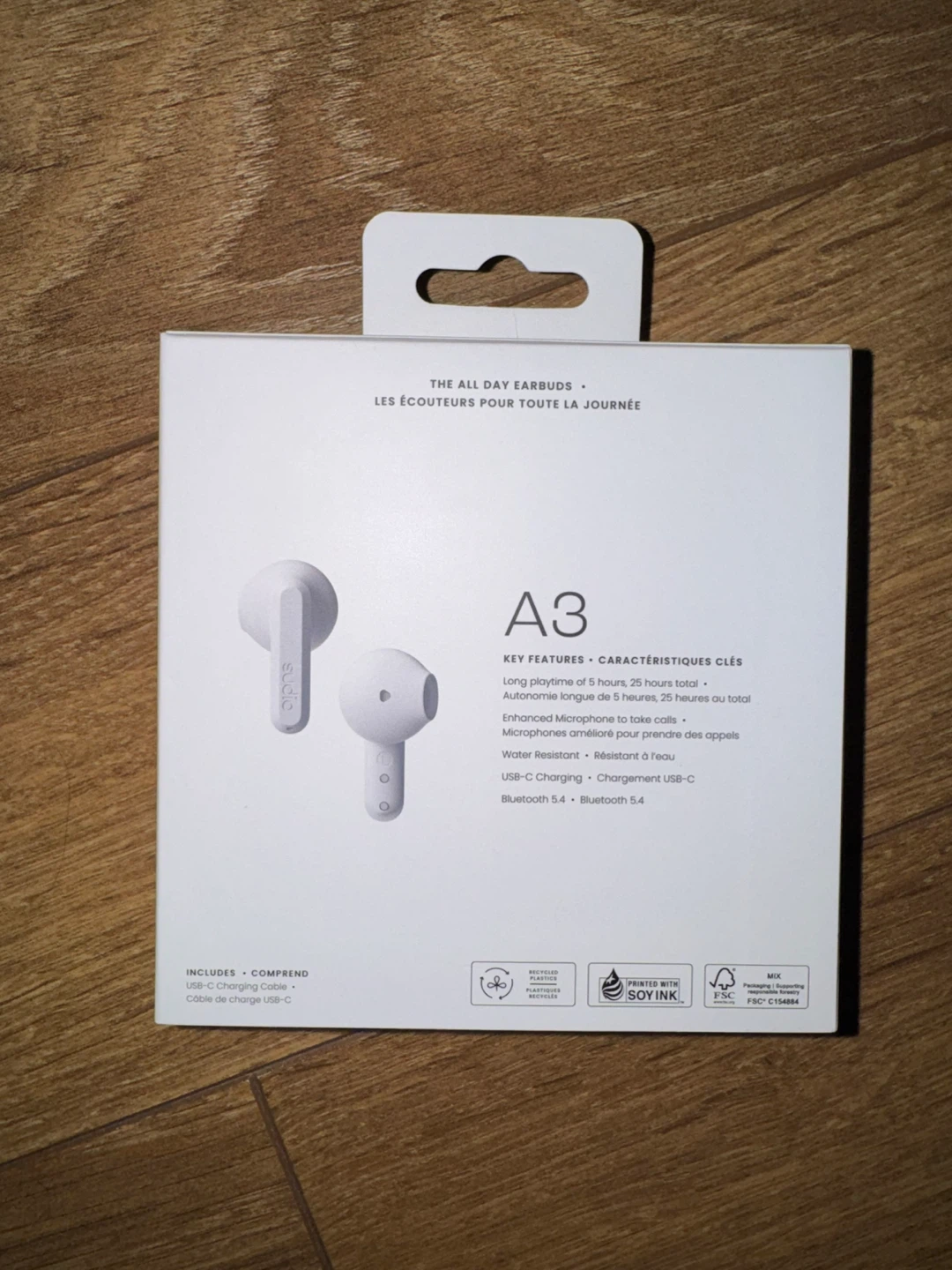 Sudio A3 Earbuds (White) - photo 2