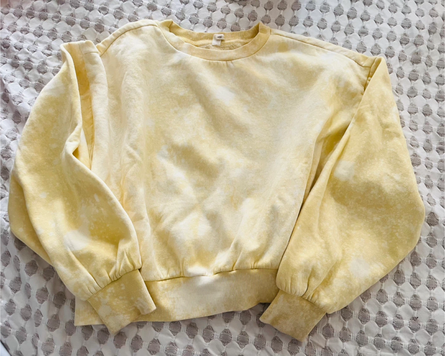 Anthropologie Daily Practice Tie Dye Sweatshirt - Yellow - photo 3