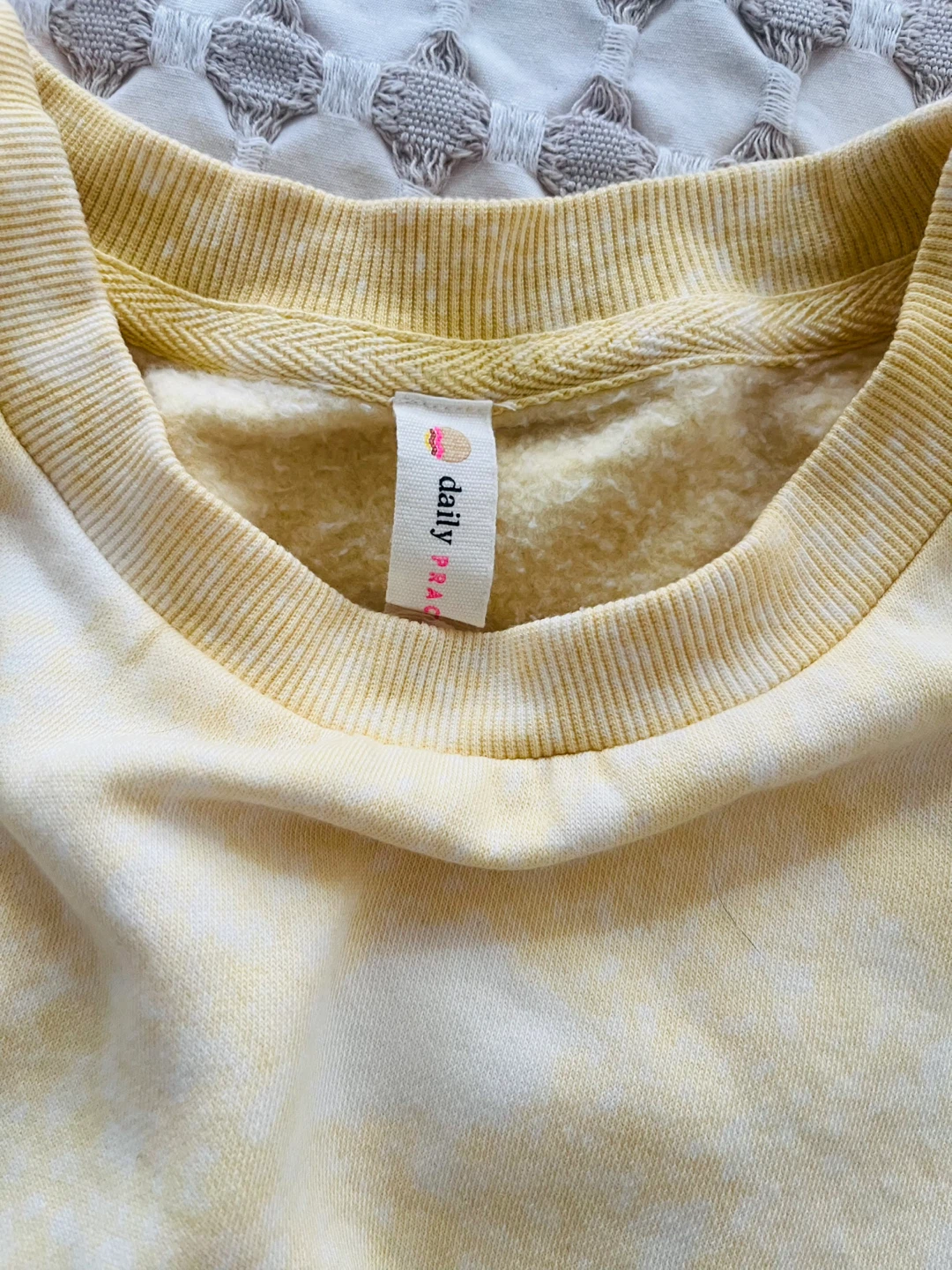 Anthropologie Daily Practice Tie Dye Sweatshirt - Yellow - photo 2
