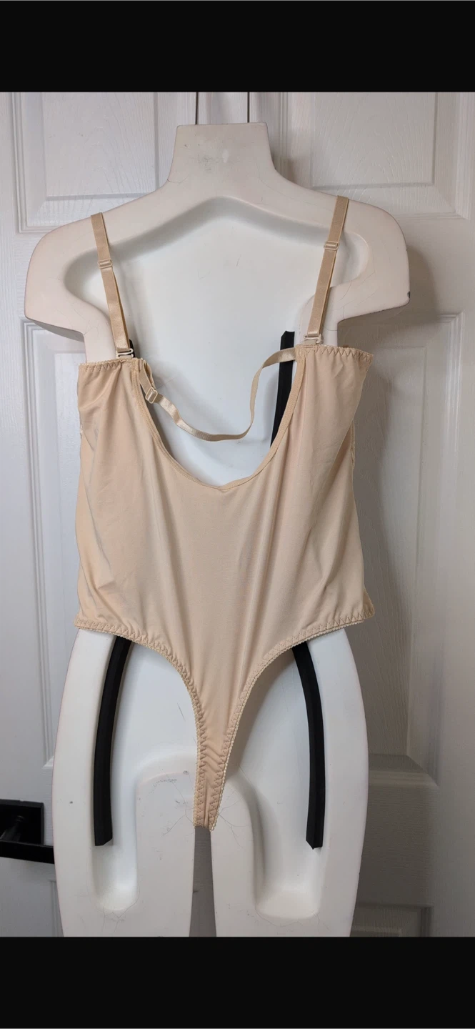 NEW! Lace Bodysuit Lingerie – Nude/Beige – Size 2XL - photo 4