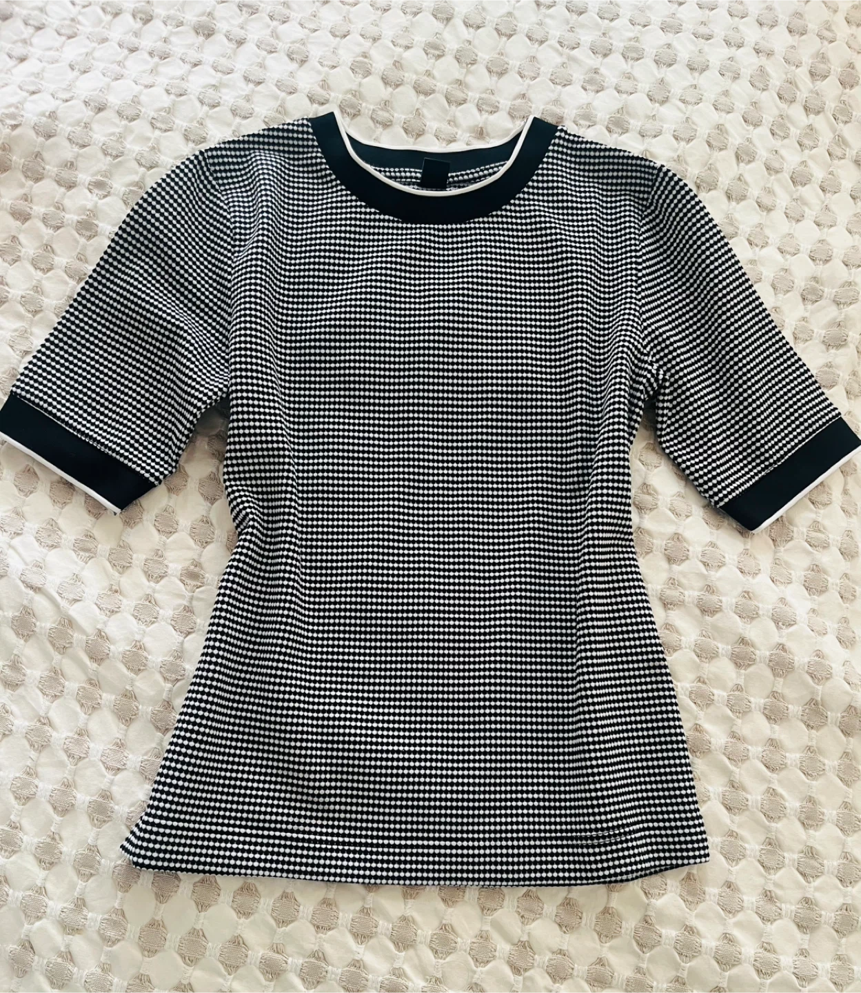 Icône Par Simons Black & White Patterned Top - photo 3
