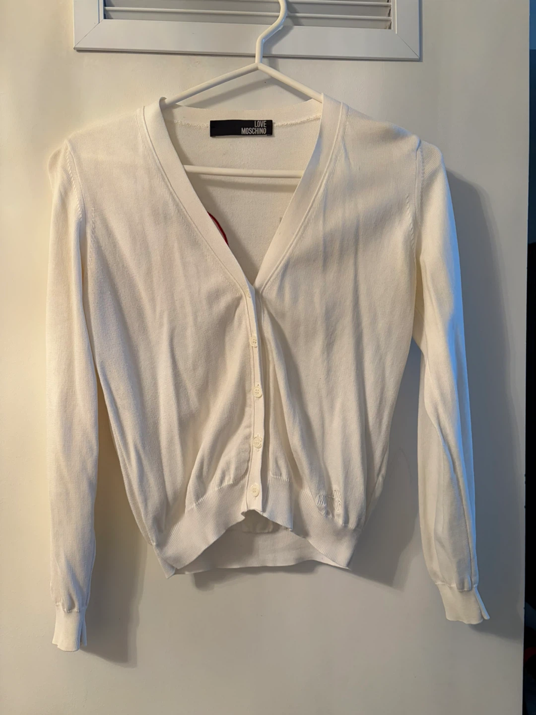 LOVE MOSCHINO White Cardigan - US 4 - photo 4