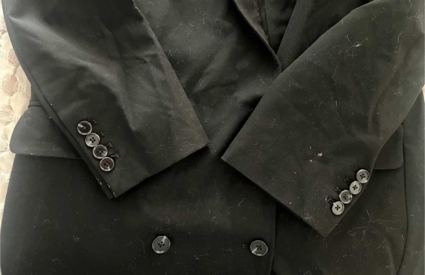 OAK+FORT Black Double-Breasted Suiting Coat - photo 4
