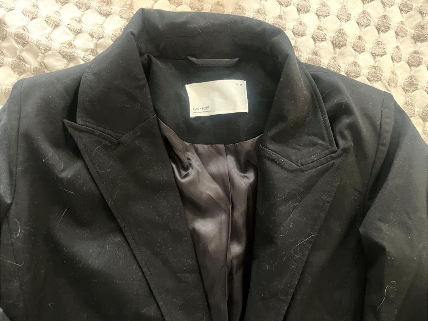OAK+FORT Black Double-Breasted Suiting Coat - photo 2
