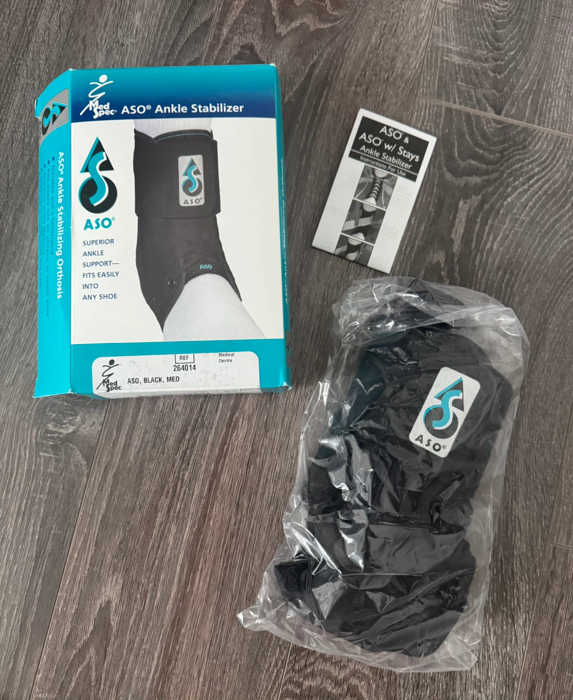 ASO Ankle Stabilizer - Black - M