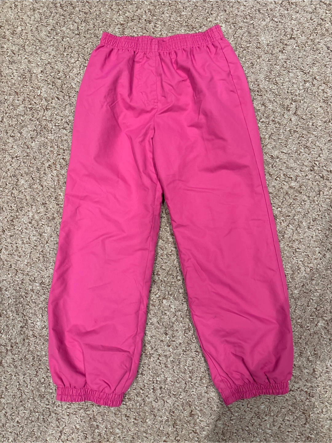 Girls' Pink Track Snow pants