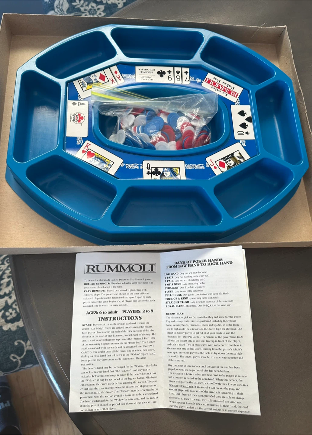 Rummoli Game (Tray Style)