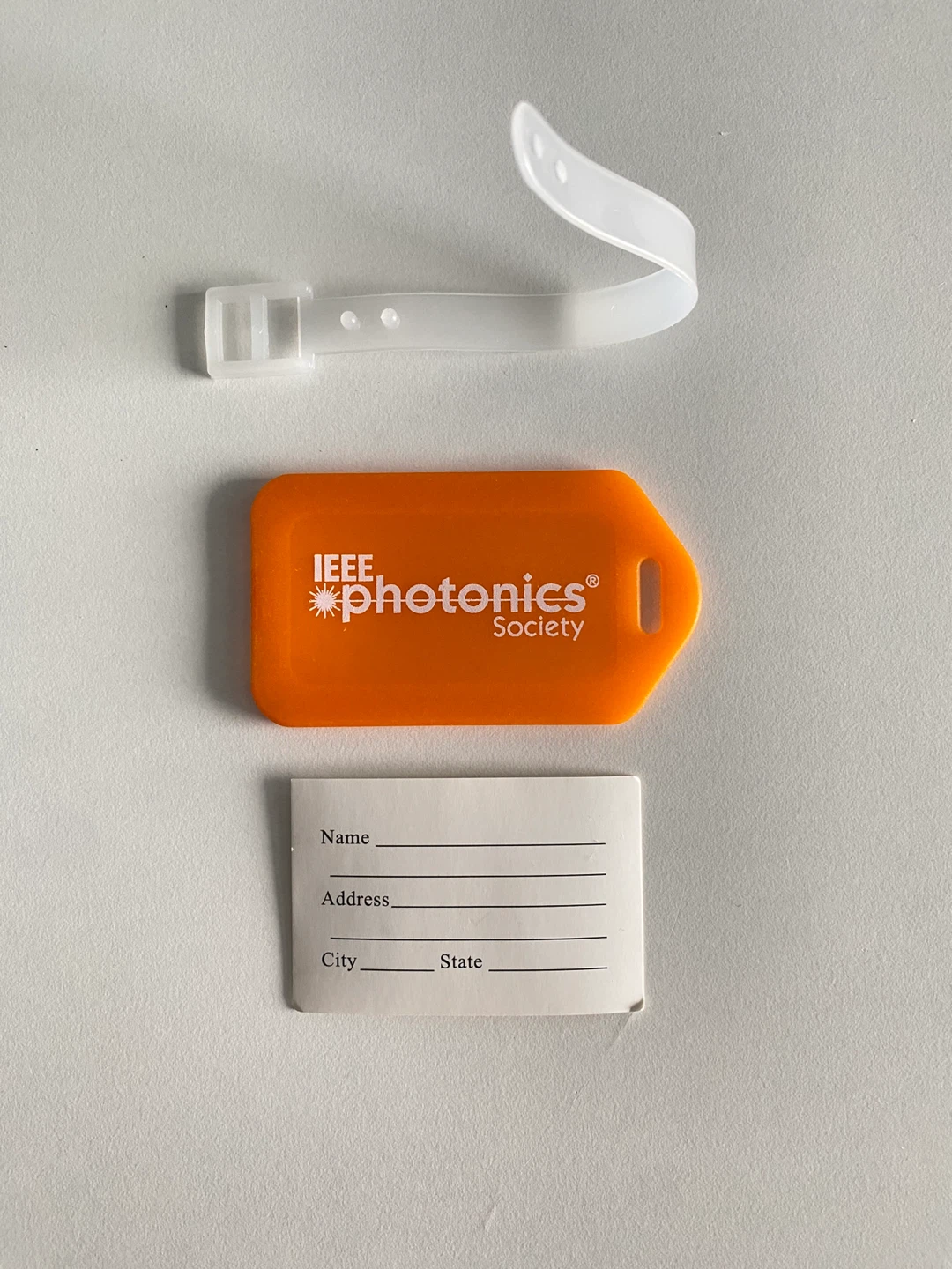 Orange Luggage Identifier Tag - photo 4