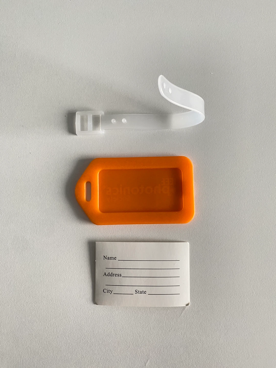 Orange Luggage Identifier Tag - photo 3