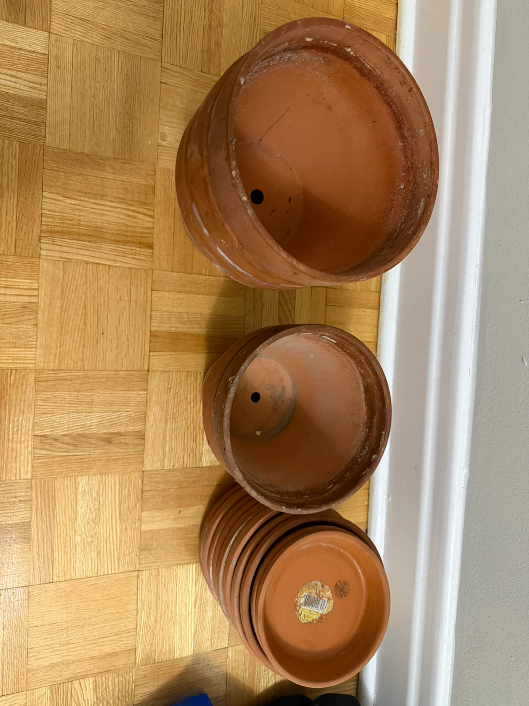 Terracotta Plant Pots and Saucers - photo 2