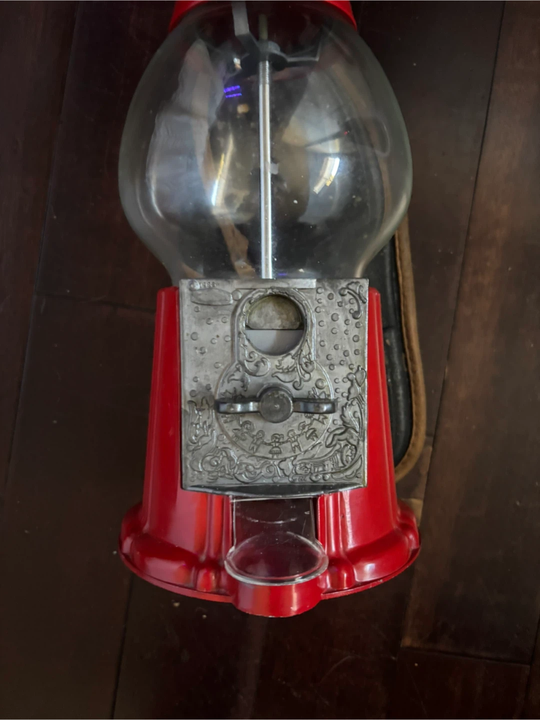 Vintage Red Gumball Machine