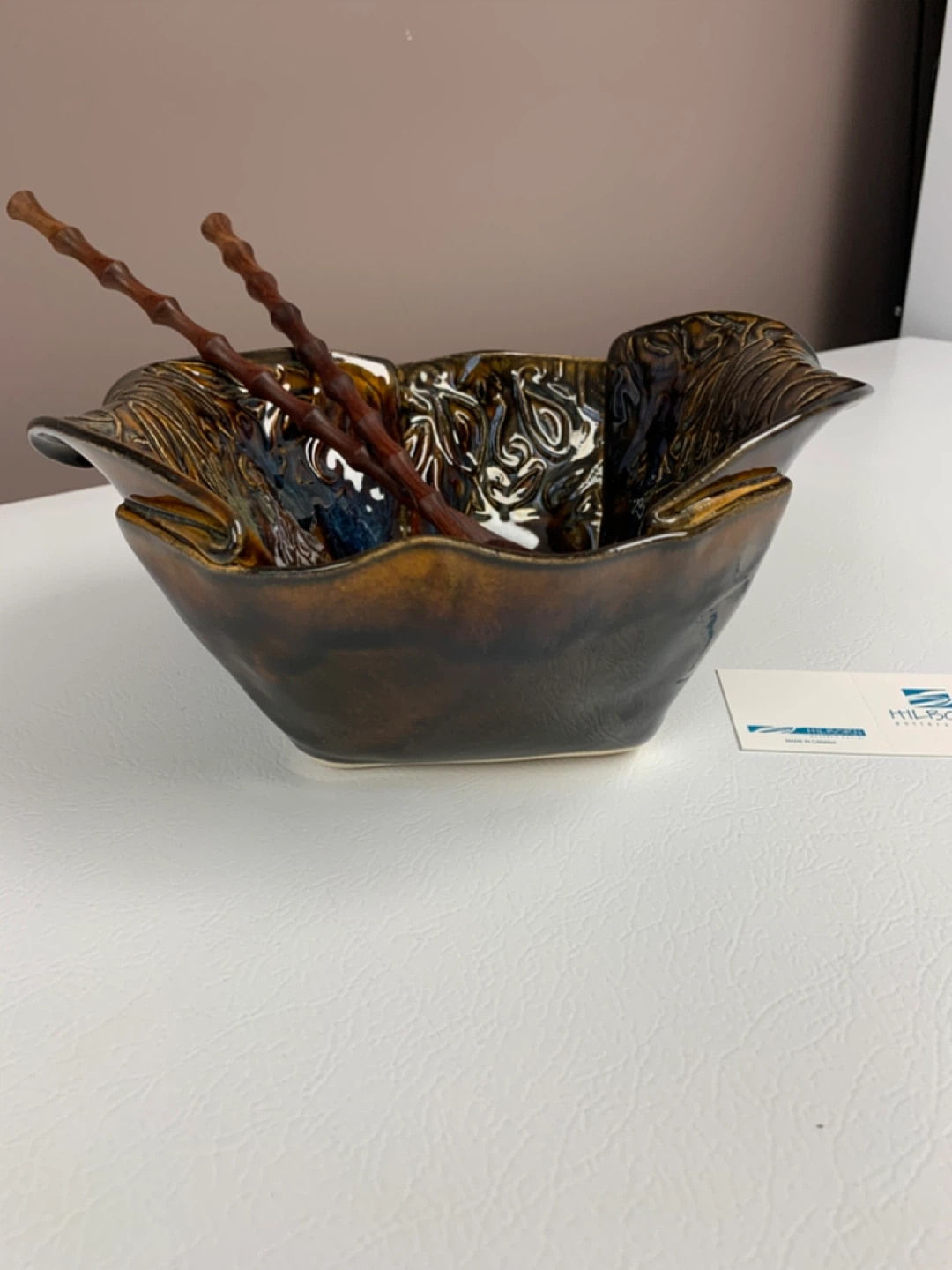 Hilborn Pottery Serving Bowl - photo 3