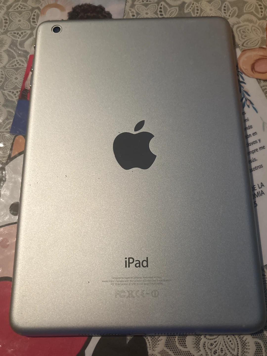 Apple iPad Mini (1st Gen) A1432 Wi-Fi 16GB Silver- Apple ID lock - photo 3
