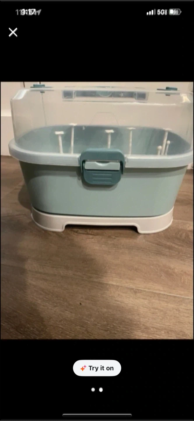 Baby Bottle Drying Rack with Cover - photo 2