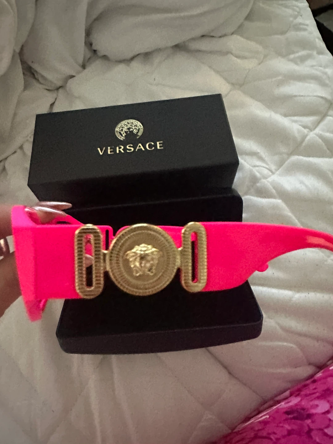 Versace Sunglasses - Neon Pink - photo 2