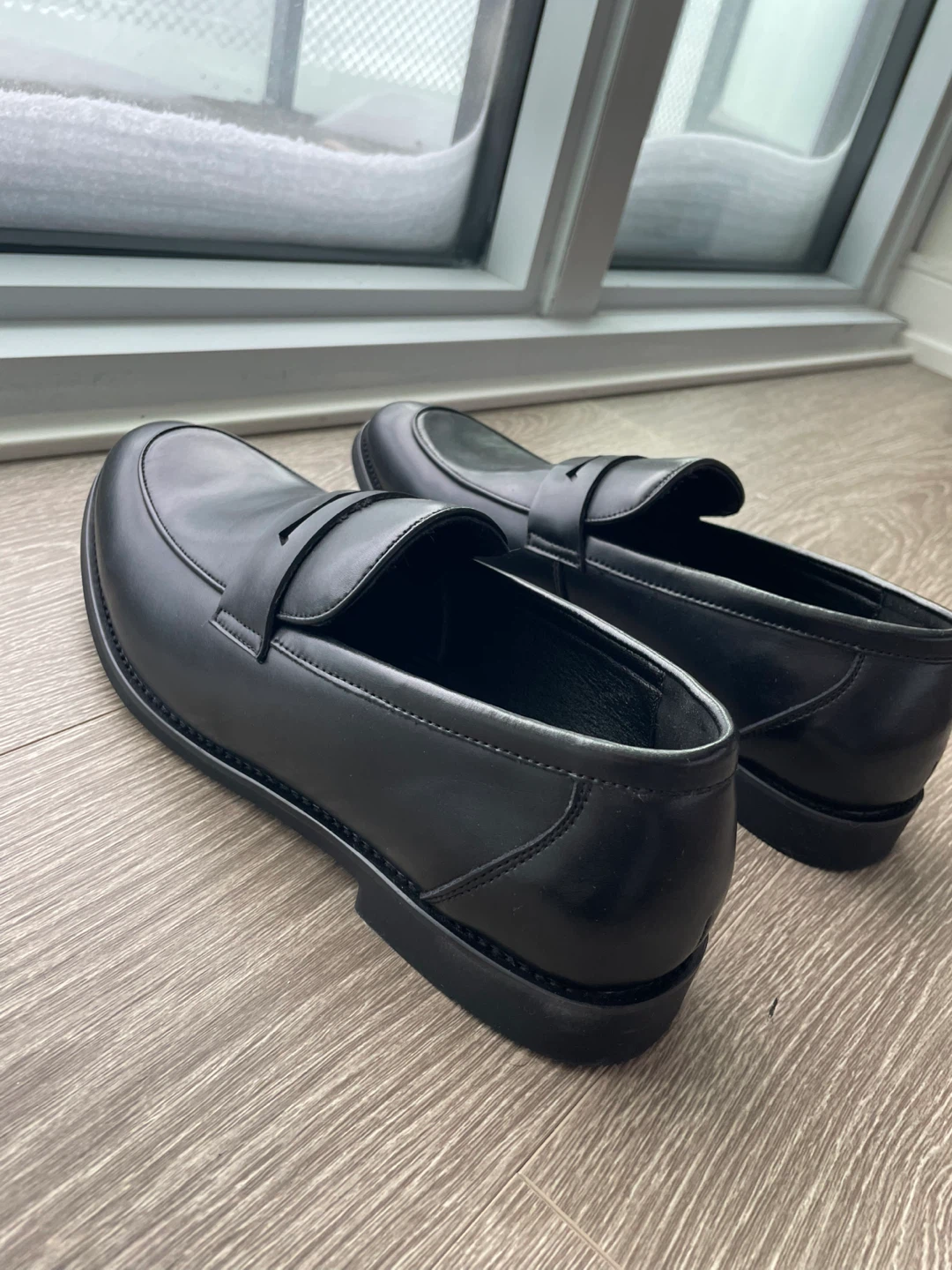 Classic Black Business / Casual Men’s Penny Loafers - photo 4