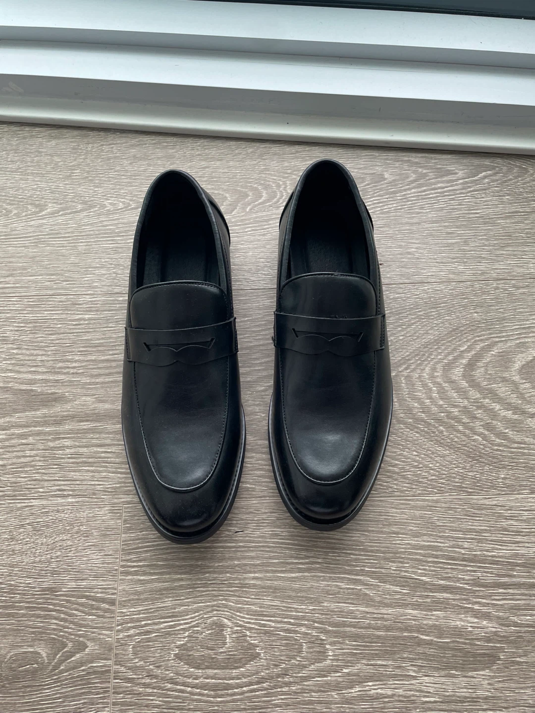 Classic Black Business / Casual Men’s Penny Loafers - photo 3