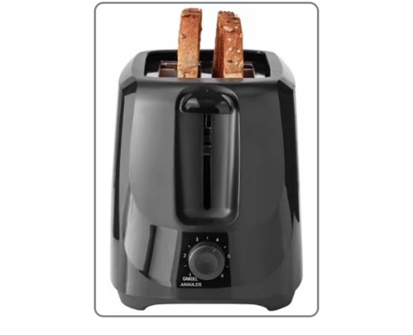 Black 2-Slice Toaster - photo 2