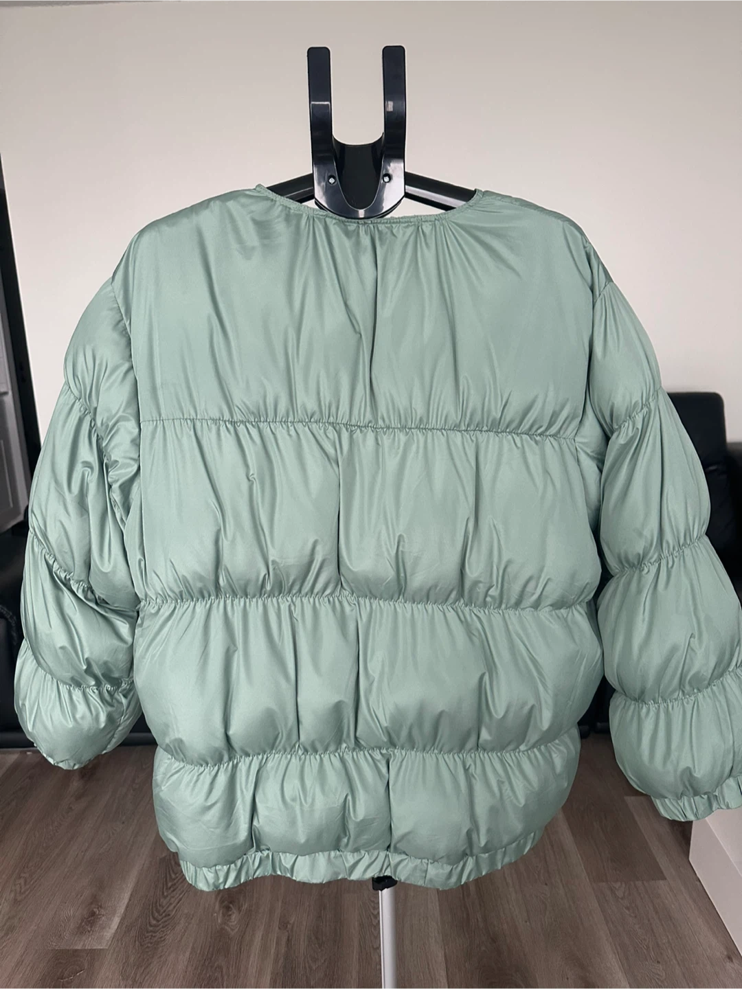 MISSGUIDED Marshmallow Padded Puffer Jacket Green Size US size 8 - photo 2