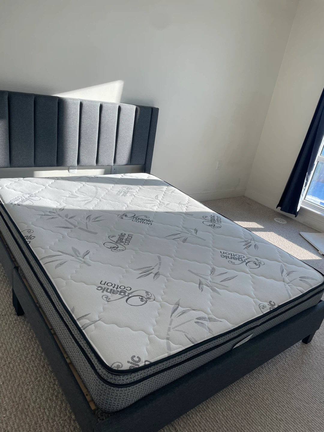 Modern Upholstered Bed Frame + (Euro Top) Mattress - photo 2