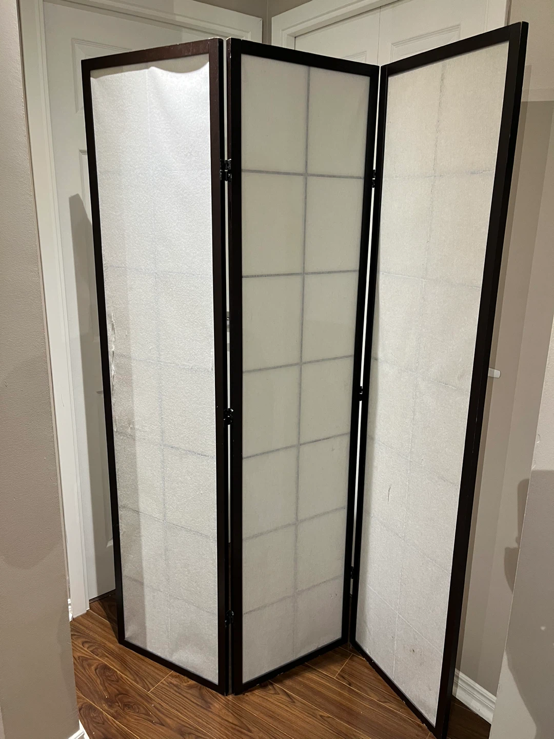 Elegant 3-panel room divider/partition - photo 3