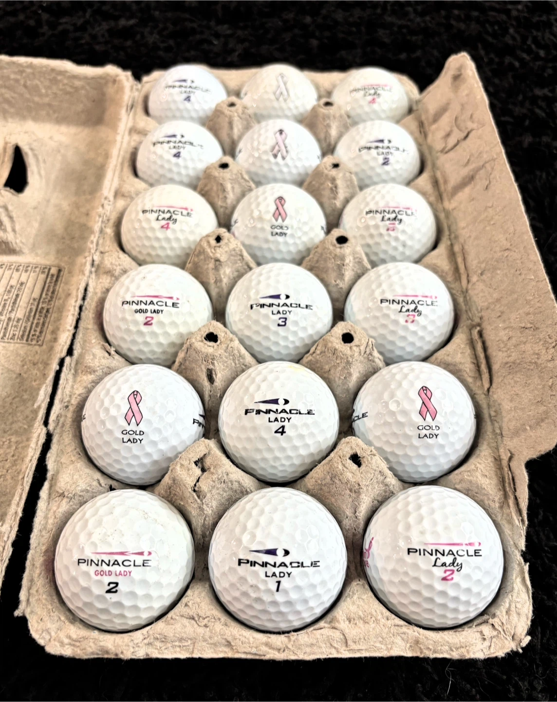 18 Pinnacle Lady / Ladies / Womens Golf Balls